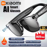 Xiaomi  HD Camera AI Smart Glasses Call Play Video Audio Recording Noise Reduction Headset Touch Bluetooth Sunglasses 2025