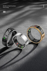 2025  R12 Smart Ring with Display Screen and Touch, Wireless Charging, Health Manager, 5 ATM Waterproof for Men Women