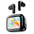 Active Noise Cancelling Earbuds ANC with Smart Touch Screen, TWS True Wireless Ear Buds Earphones for Iphone Android