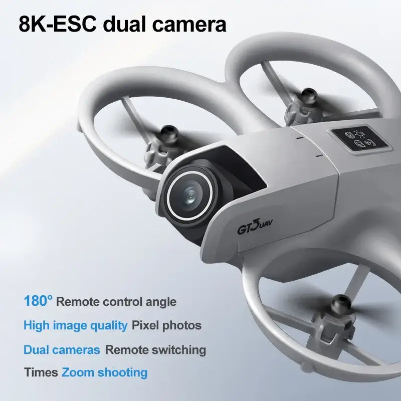 2025 GT3 RC Drone 8K 5G Professional HD Aerial Photography Obstacle Avoidance Remote Control Aircraft Dual Camera Quadcopter Toy