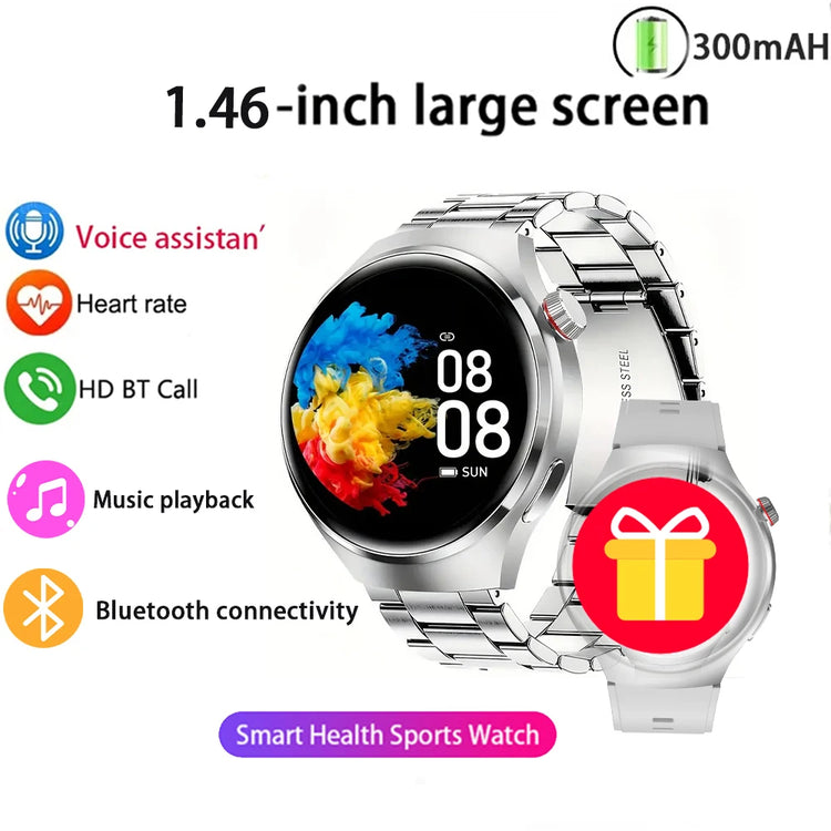 S10 Pro AMOLED NFC Smartwatch (2025) – GPS, BT Calling, Health Monitoring & Sports Tracking
