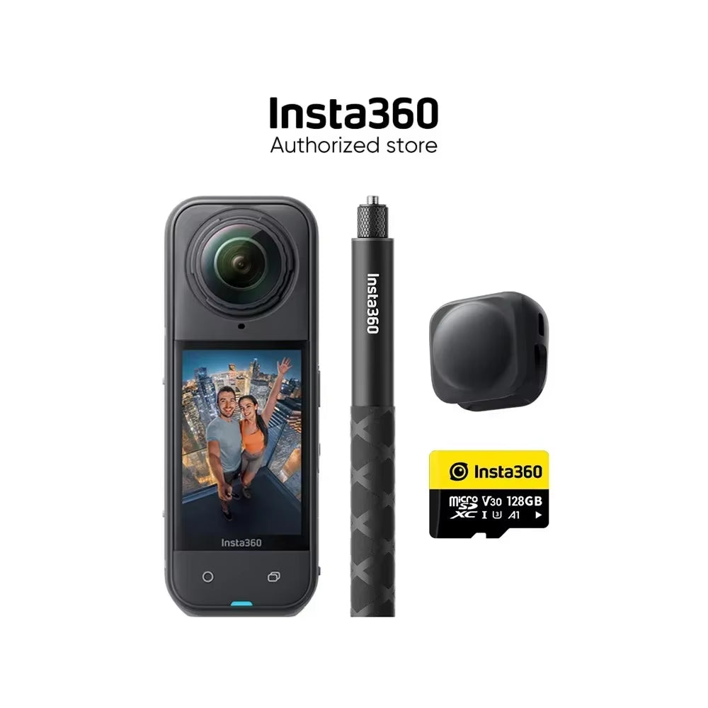 X5 Camera -8K Waterproof 360 Action Camera with 1/1.28" 48MP Sensors, 8K 360 HDR Video, 72MP 360 Photo Sports Travel,