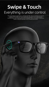 Xiaomi  HD Camera AI Smart Glasses Call Play Video Audio Recording Noise Reduction Headset Touch Bluetooth Sunglasses 2025